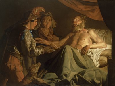 Isaac bénissant Jacob, c.1600-50 - Matthias Stomer